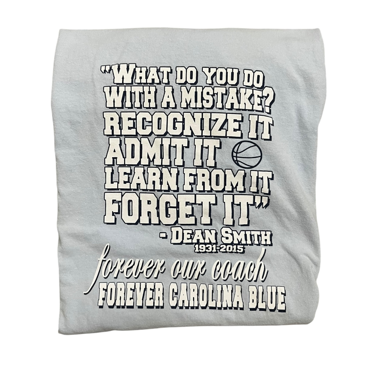 UNC Tar Heels Dean Smith Memorial Tee XL