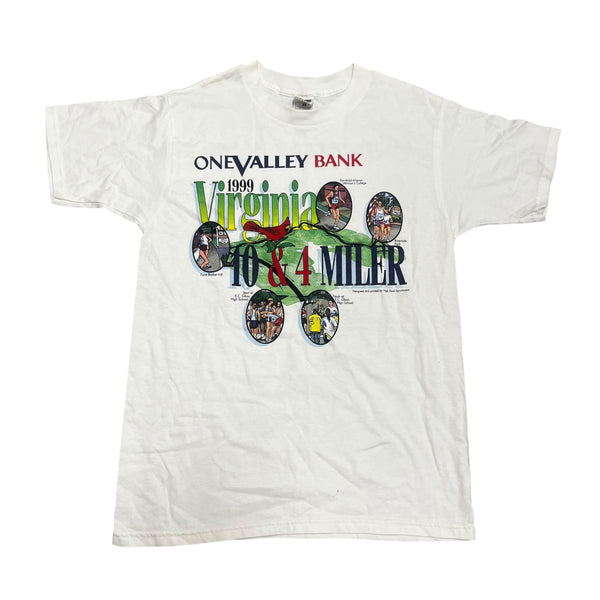 Vintage Virginia 10&4 Miler Race Tee Medium NEW