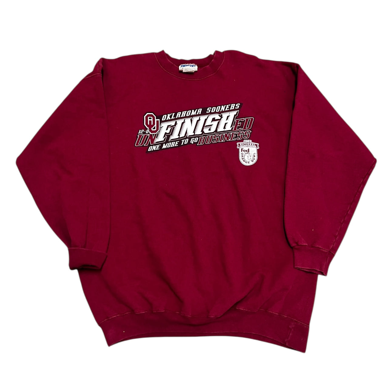 Oklahoma Sooners 2005 National Championship Crewneck XL