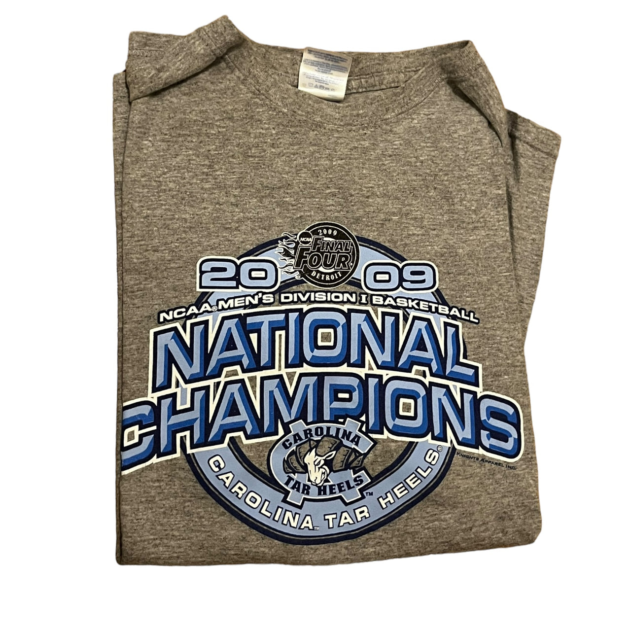 UNC Tar Heels 2009 Natty Tee Large