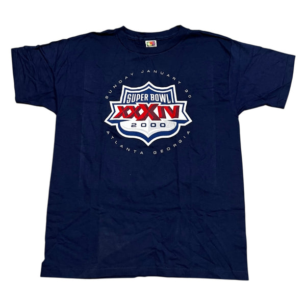 Vintage Y2K Super Bowl XXXIV Tee Large NEW