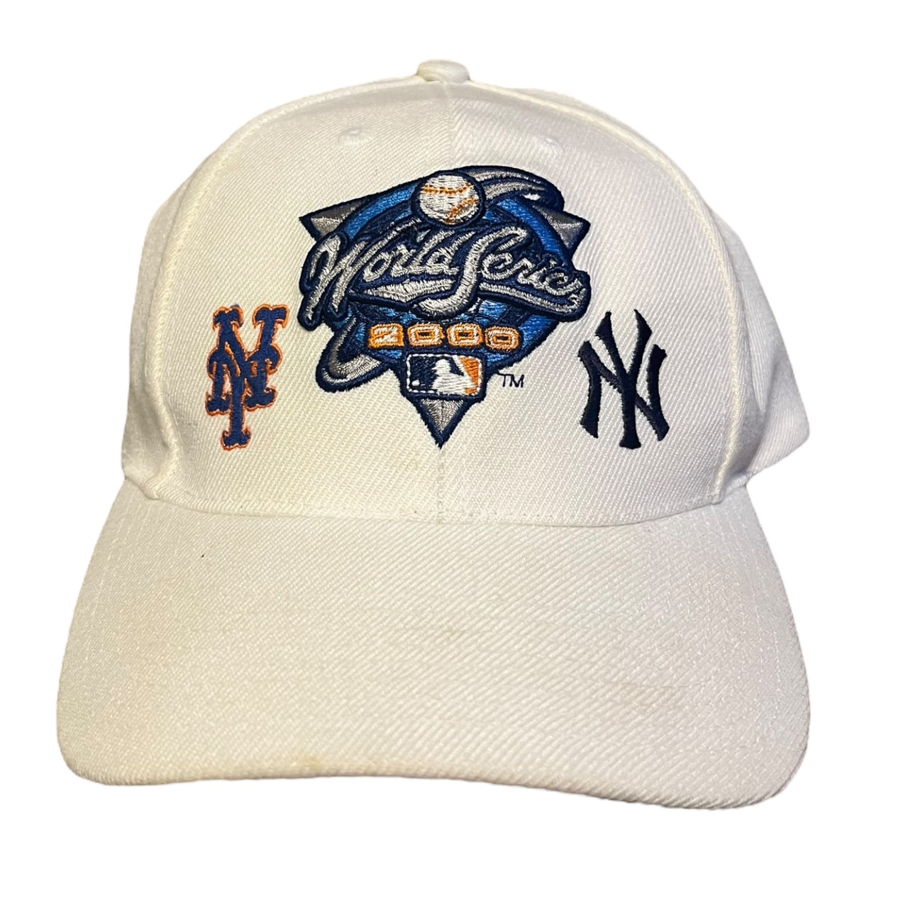 New York Mets Yankees Vintage 2000 World Series Y2K Hat