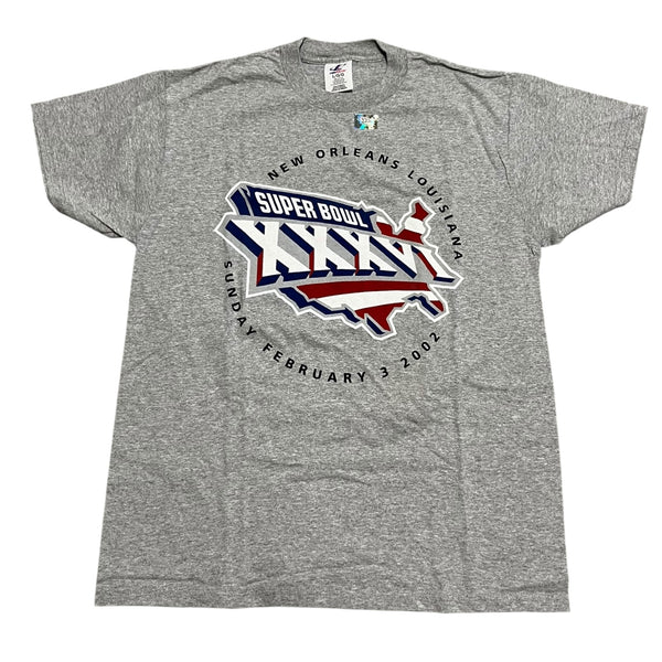 Vintage Y2K Super Bowl XXXVI Tee Large NEW Patriots