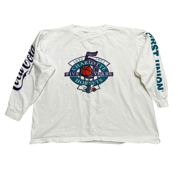 Charlotte Hornets Vintage 1990s Tee Small