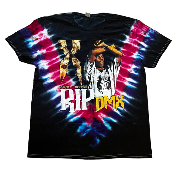 DMX Memorial Tie Dye Tee Large