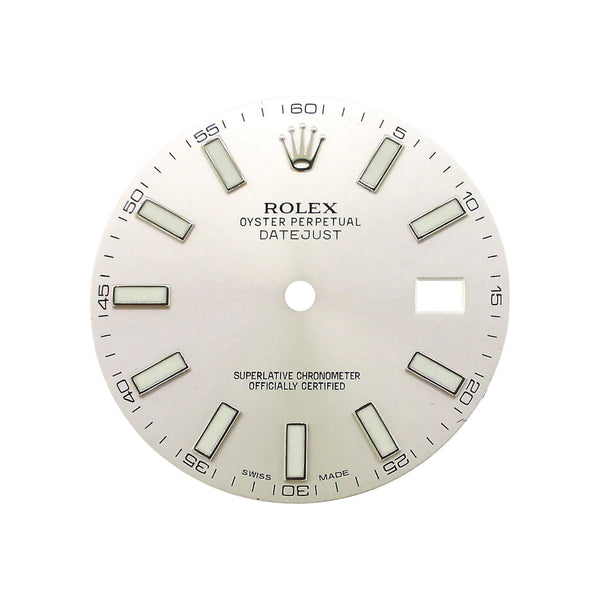 Silver Glow Ball Marker- Authentic Factory Watch Face