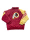 VINTAGE LOGO 7 WASHINGTON REDSKINS J.R BLACK EMBROIDERED LOGO PUFFY JACKET