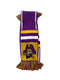 ECU PIRATES SLOGAN SCARF GOLD PURPLE