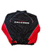 NFL ATLANTA FALCONS FULL ZIP EMBROIDERED PATCH LOGO WINDBREAKER JACKET