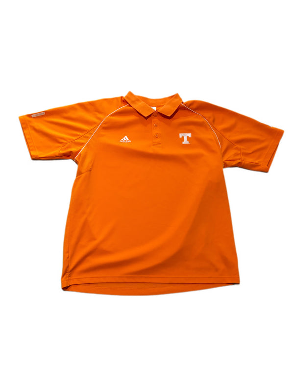 ADIDAS TENNESSEE VOLUNTEERS EMBROIDERED LOGO POLO TEE