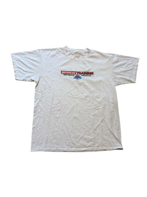 RETRO 2002 SAN FRANCISCO GIANTS SPRING TRAINING EMBROIDERED LOGO TEE