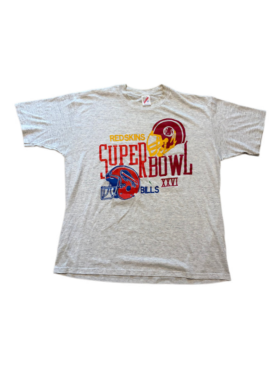VINTAGE WASHINGTON REDSKINS VS. BUFFALO BILLS SUPER BOWL XXVI