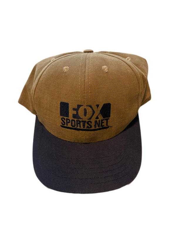 VINTAGE FOX SPORTS NETWORK TAN SNAPBACK HAT