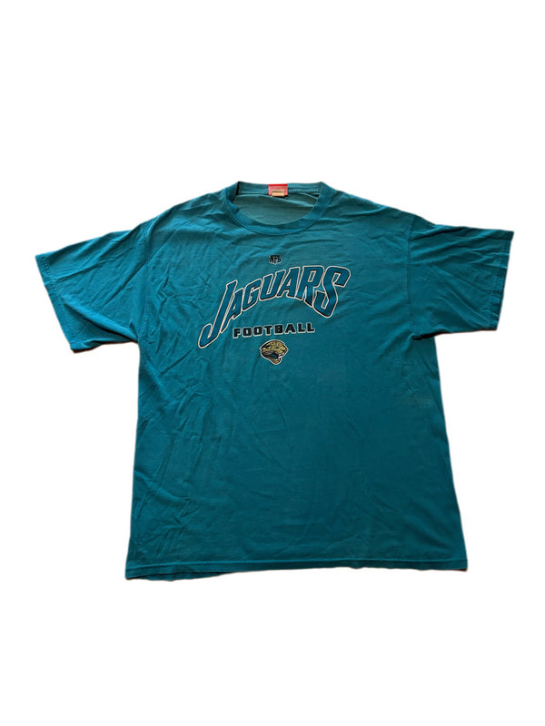 VINTAGE 1995 JACKSONVILLE JAGUARS SINGLE STITCH GRAPHIC TEE