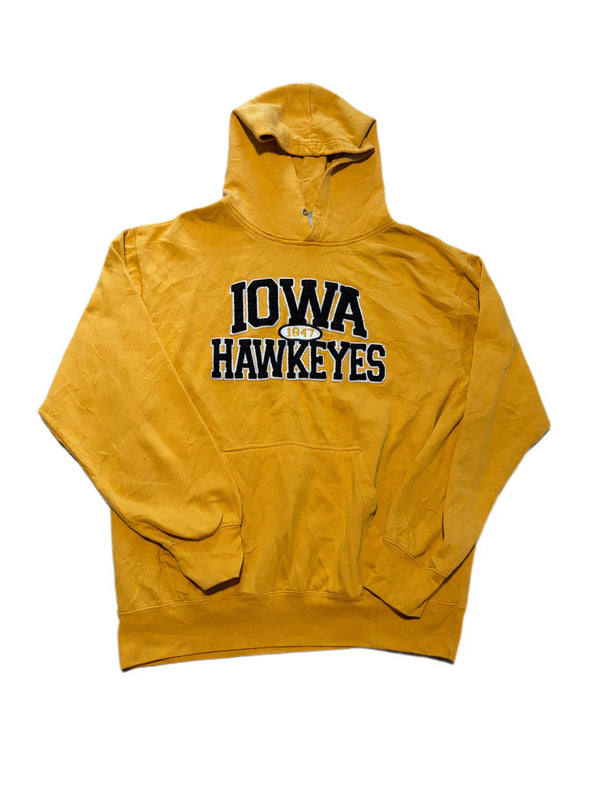 CLASSIC FLEECE IOWA HAWKEYES TEXT SWEATSHIRT