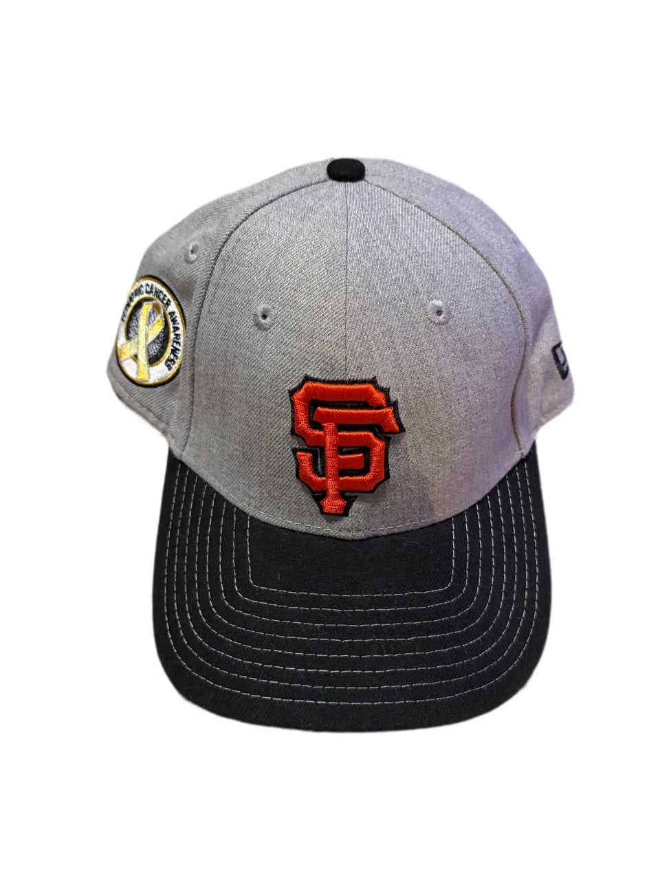 NEW ERA BUSTER POSEY PEDIATRIC CANCER AWARENESS 9FORTY CAP SAN FRANCISCO GIANTS SNAPBACK HAT