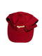RED CHAMPION CLASSIC TWILL WRITTEN LOGO STRAPBACK HAT