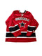 K1 SPORTSWEAR GREENSBORO GENERALS RED BLACK AND WHITE HOCKEY JERSEY