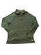 CARHARTT MID WEIGHT QUARTER ZIP OLIVE GREEN MOCK NECK WORKWEAR PULLOVER SWEATSHIRT
