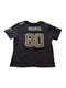 NIKE ON FIELD NFL WOMENS NEW ORLEANS SAINTS JIMMY GRAHAM #80 BLACK JERSEY
