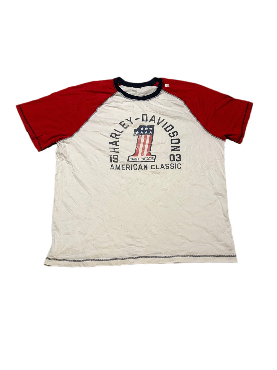 HARLEY DAVIDSON AMERICAN HERITAGE RAGLAN TEE