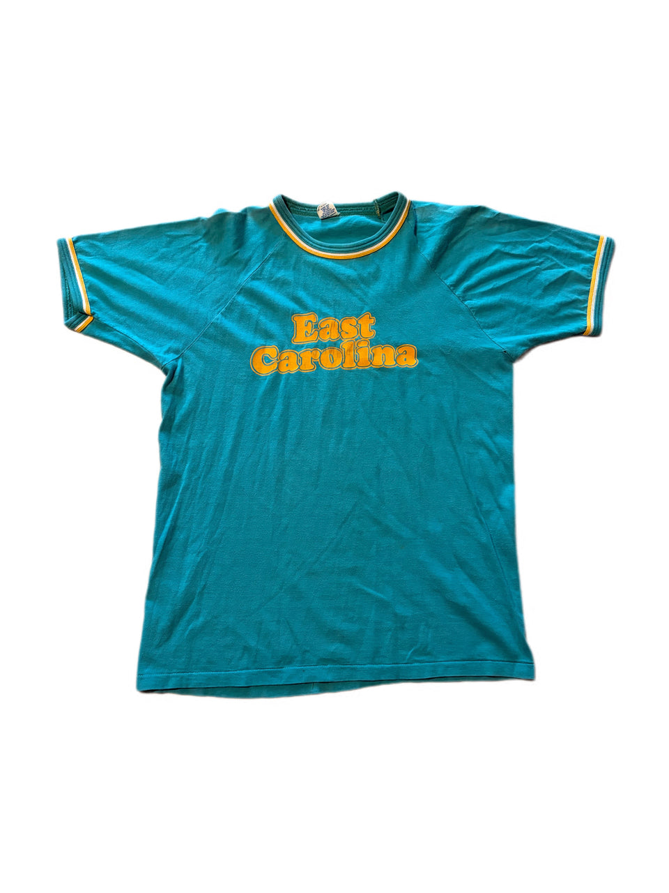 VINTAGE 70'S EAST CAROLINA RINGER TEE