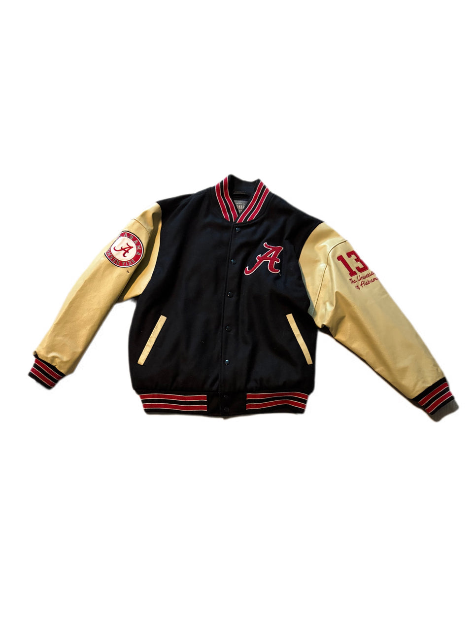 COLOSSEUM ATHLETICS UNIVERSITY OF ALABAMA LETTERMAN JACKET