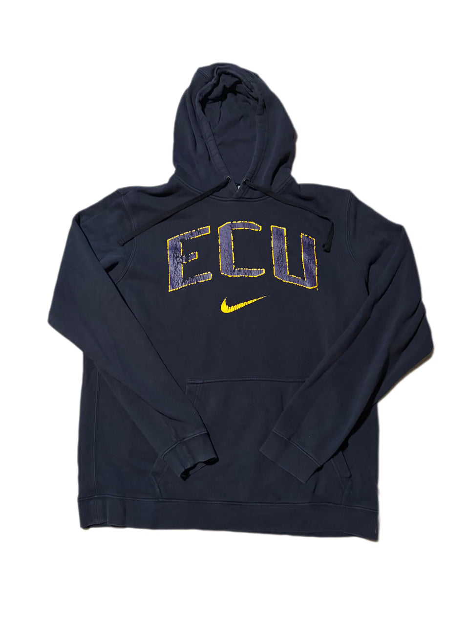 FADED BLACK NIKE EASTERN CAROLINA UNIVERSITY HOODIE