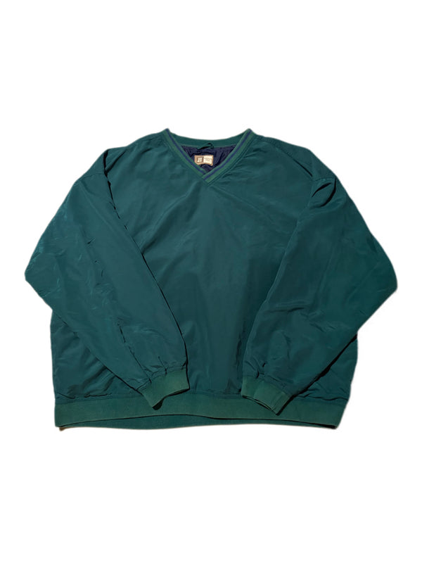 VINTAGE HAGGAR GOLF GREEN WINDBREAKER PULLOVER