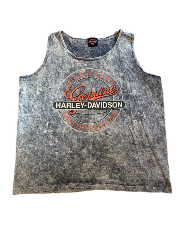 VINTAGE 90'S HARLEY DAVIDSON MOTORCYCLE NEW YORK TANK TOP TEE