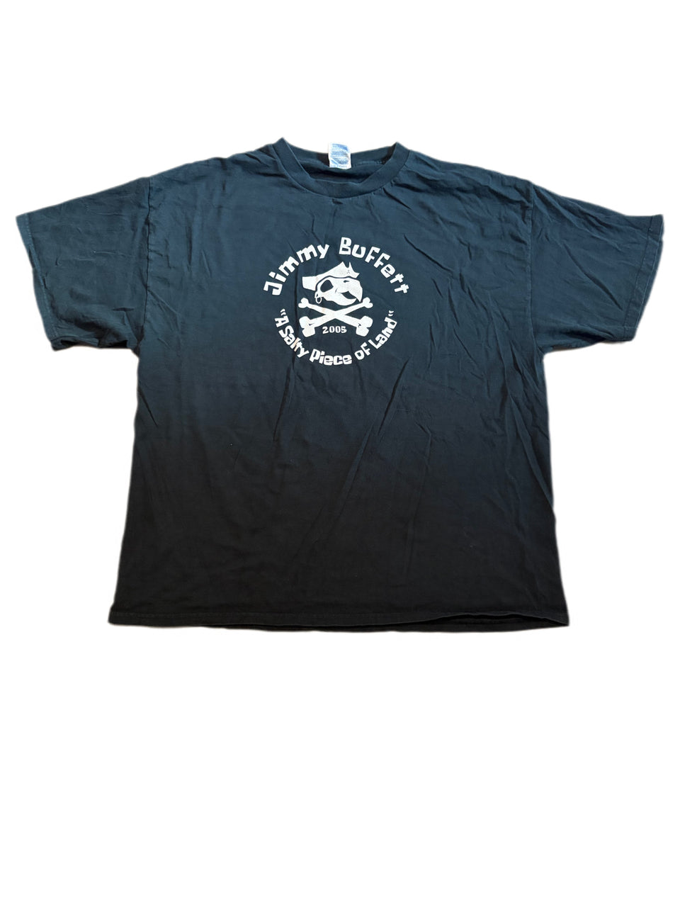 RETRO 2005 JIMMY BUFFETT A SALTY PIECE OF LAND TOUR TEE