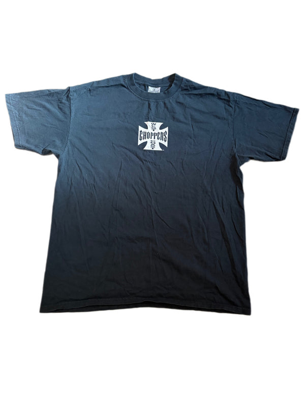 VINTAGE WEST COAST CHOPPERS LONG BEACH DOUBLE SIDED TEE