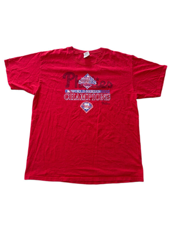 RETRO ANVIL PHILADELPHIA PHILLIES 2008 WORLD SERIES CHAMPIONS GRAPHIC TEE