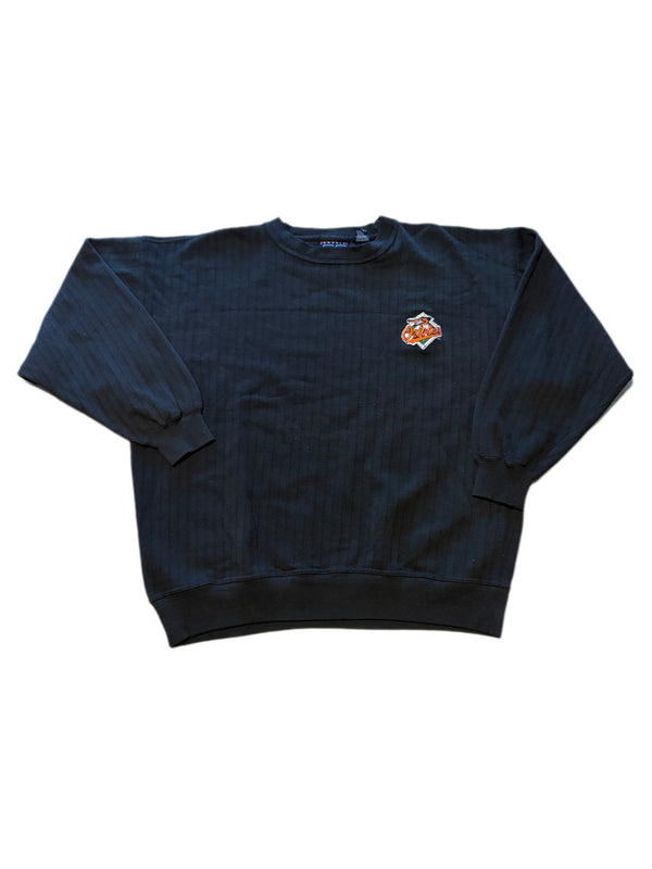 VINTAGE CRABLE SPORTSWEAR BALTIMORE ORIOLES EMBROIDERED SWEATER