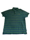 VINTAGE RALPH LAUREN GREEN STRIPED RUGBY POLO SHIRT