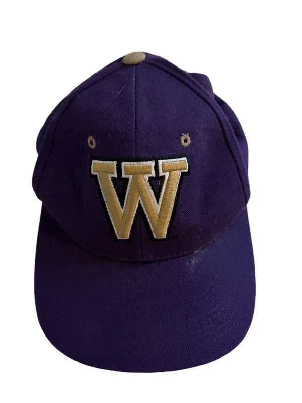 WASHINGTON HUSKIES ZEPHYR FITTED PURPLE AND GOLD HAT