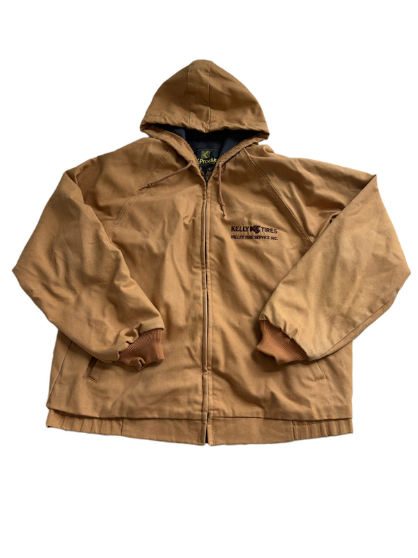 K PRODUCTS TAN KELLY TIRES WORK JACKET