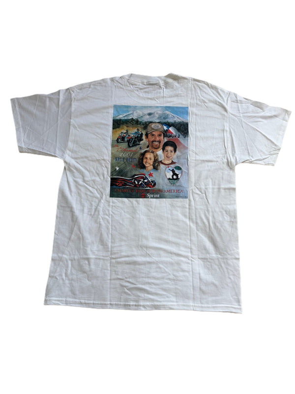 VINTAGE 2001 KYLE PETTY NASCAR SPRINT GRAPHIC SHIRT