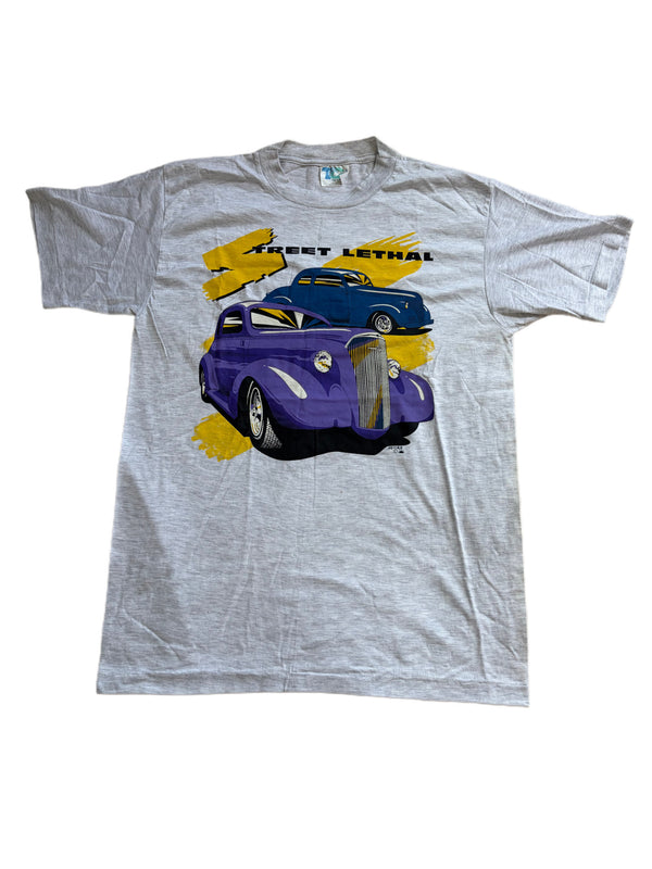 VINTAGE 90'S TOO HOT STREET LETHAL HOT ROD GRAPHIC SHIRT