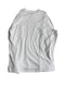 WHITE CONVERSE APPLIQUE LOGO LONG SLEEVE SHIRT