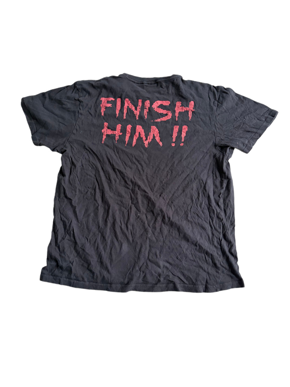 VINTAGE MORTAL KOMBAT FINISH HIM GRAPHIC SHIRT