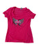 LADIES HOT PINK CHEVROLET CORVETTE WINGS GRAPHIC SHIRT