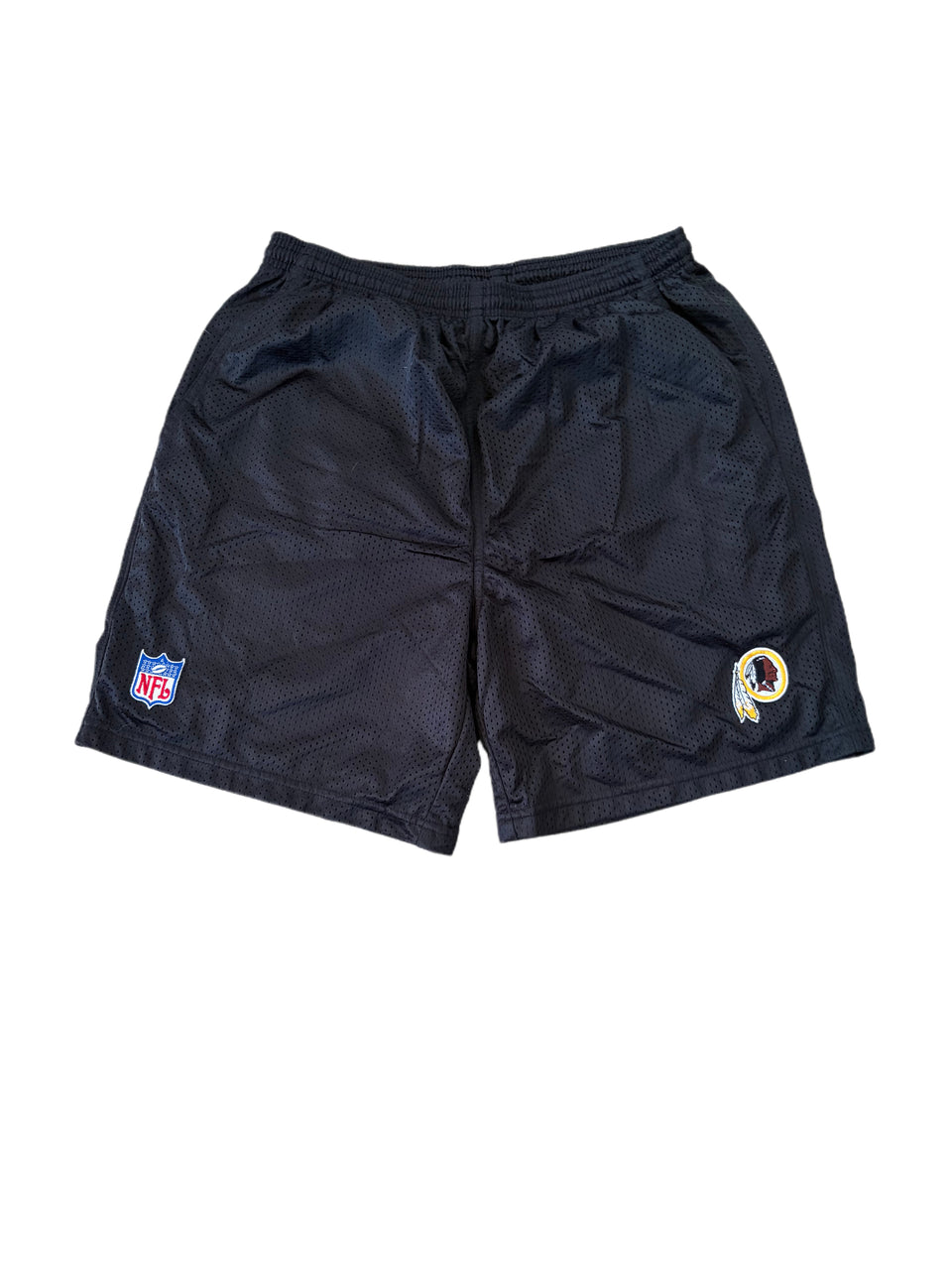 VINTAGE REEBOK WASHINGTON REDSKINS MESH EMBROIDERED LOGO SHORTS