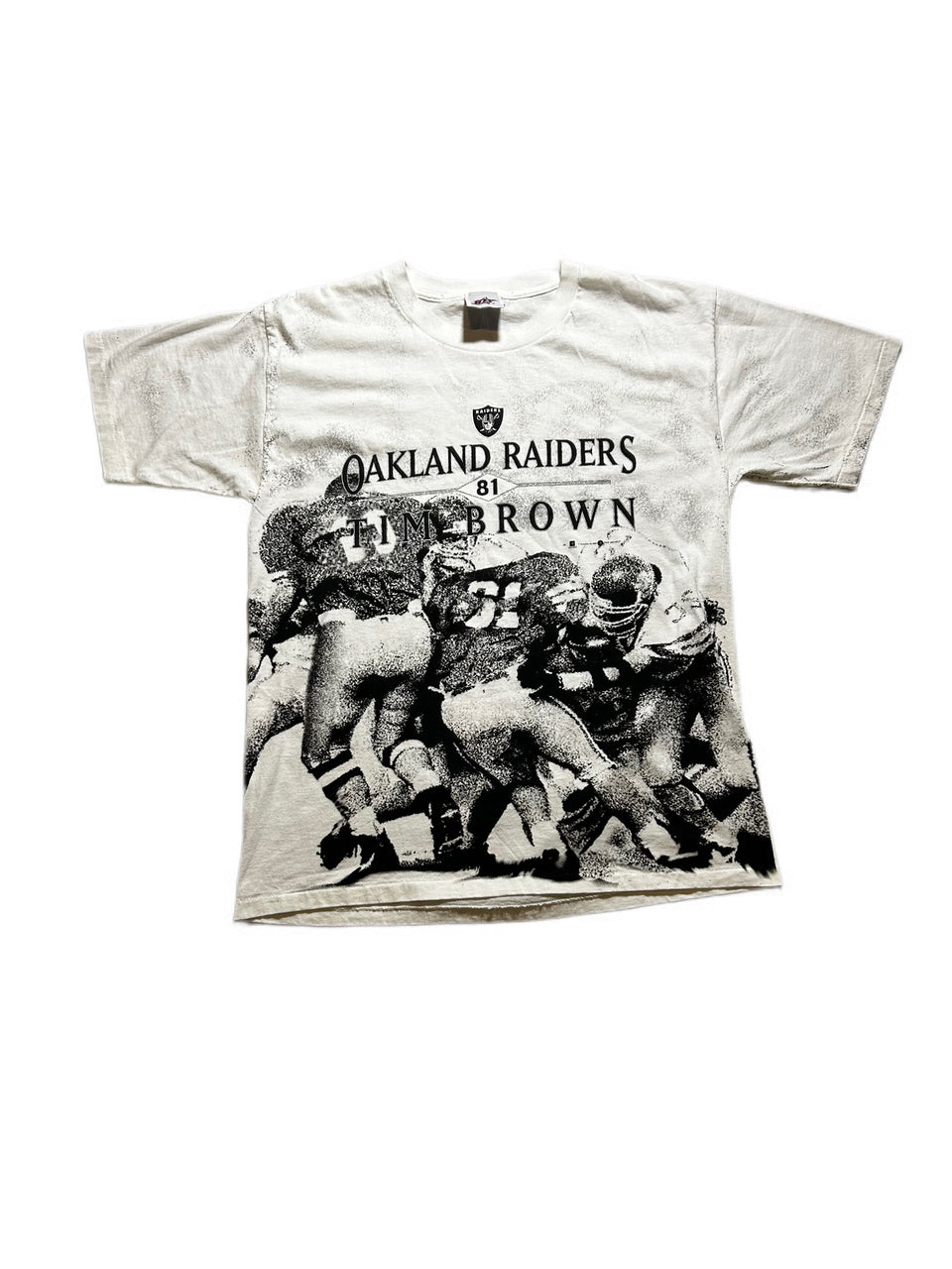 VINTAGE '81 TIM BROWN OAKLAND RAIDERS TEE