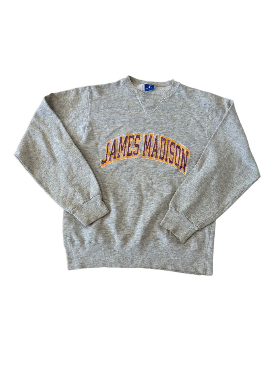 VINTAGE REVERSE WEAVE CHAMPION JAMES MADISON UNIVERSITY CREWNECK