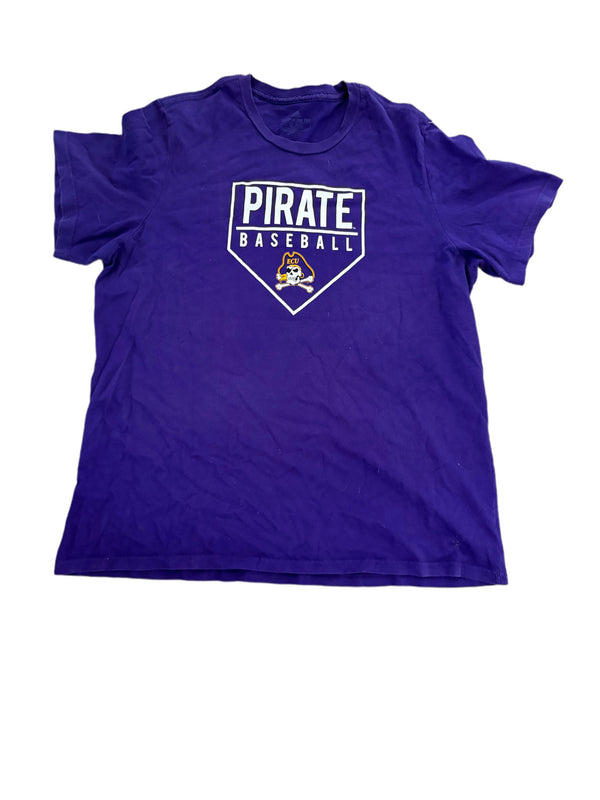ADIDAS EAST CAROLINA UNIVERSITY PIRATES BASEBALL GRAPHIC SHIRT