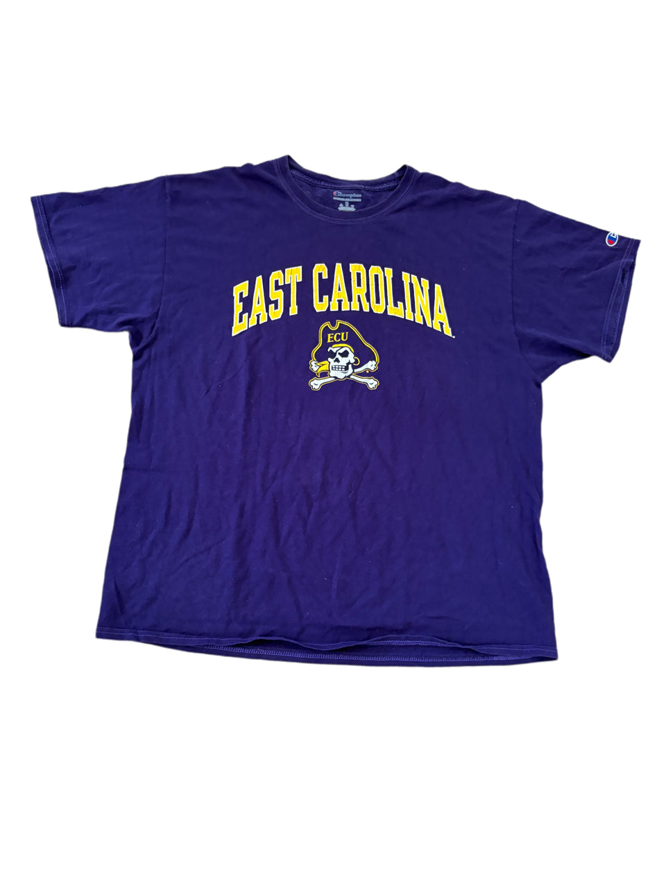 CHAMPION EAST CAROLINA UNIVERSITY PIRATES MASCOT LOGO SHIRT