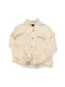 PACSUN CREAM COLOR GRAPHIC LONG SLEEVE CROPPED CAMP SHIRT