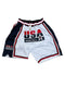 JUST DON USA BASKETBALL EMBROIDERED TEAM STAR LOGO SHORTS