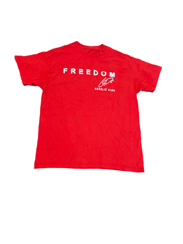 CHARLIE KIRK FREEDOM SIGNATURE SHIRT